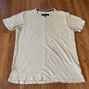 Rag & bone Cream Linen‎ like T- shirt Size XS